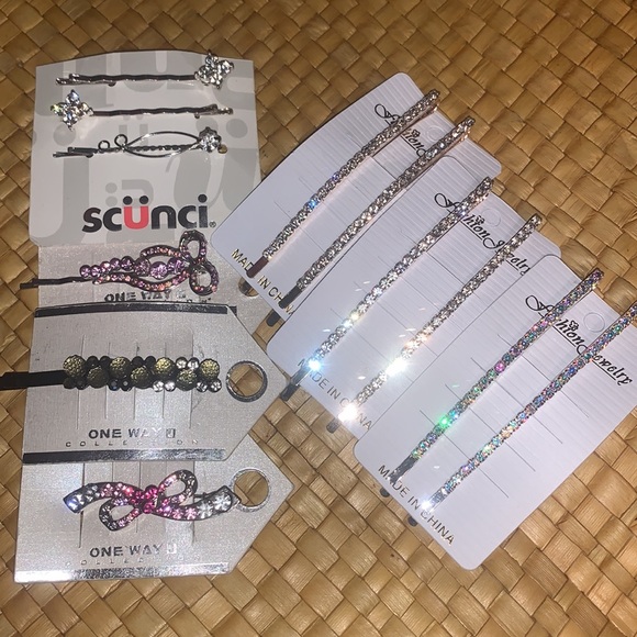 Assorted Accessories - 12 piece rhinestone accents~statement jewelry for your hair (NWT)